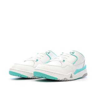 Men's White/Turquoise Sneakers Le Coq Sportif Nineties Photo of the Espace des Marques %store% store - view of %key%