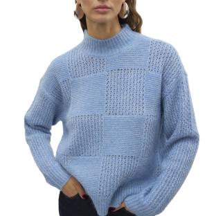 Pull Bleu Femme Vero Moda Moon pas cher