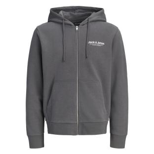 Sweat Zippé Gris Homme Jack & Jones Vesterbro pas cher