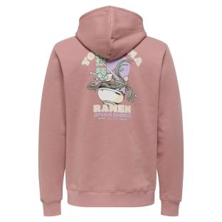 Sweat à Capuche Rose Homme Only & Sons Sabel vue 2