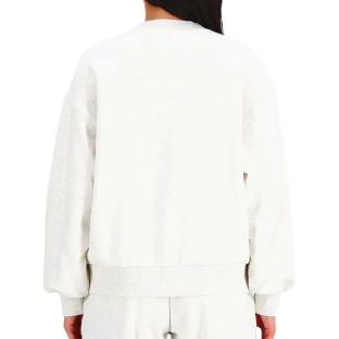 Sweat Gris Chiné Femme New Balance Essentials French vue 2