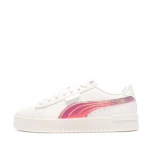 Baskets Blanc/Rose Fille/Femme Puma Jada Holo pas cher