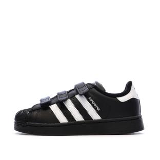 Schwarze Adidas Superstar Sneaker für Jungen Ansicht 0