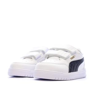 Baskets Blanches/Noires Garçon Puma Shuffle Downtown vue 6