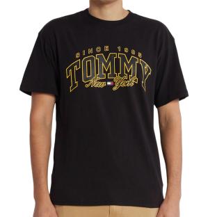 T-shirt Noir Homme Tommy Hilfiger Luxe Varsi pas cher