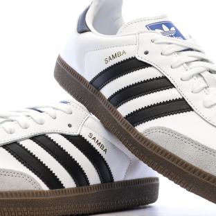 Weiß-schwarze Samba-Sneaker für Herren von Adidas Ansicht 0
