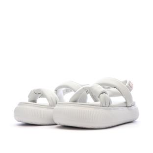 Sandales Blanches Femme Puma Suede Mayu vue 6