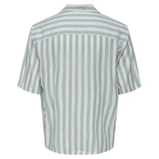 Chemise Rayures Blanche/Vert Homme Only & Sons Stes vue 2