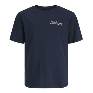 T-Shirt Marine Garçon Jack & Jones Yuki vue 0