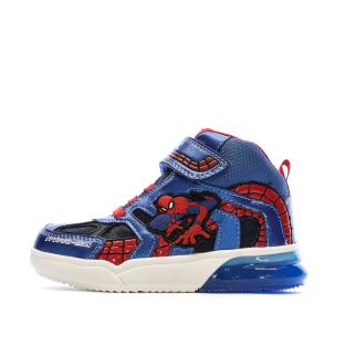 Baskets Bleu/Rouges Garçon Geox Grayjay pas cher