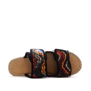 Sandales Noires/Oranges Femme Pare Gabia Batista vue 0