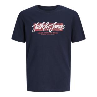 T-Shirt Marine Garçon Jack & Jones Hurban vue 0