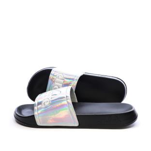 Claquettes Argentées Femme Ellesse Demi pas cher