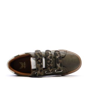 Baskets Kaki Plateforme Femme Kaporal Clovia vue 0