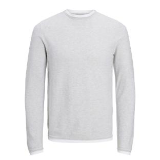 Pull Gris Garçon Jack & Jones Twinn Knit Neck pas cher