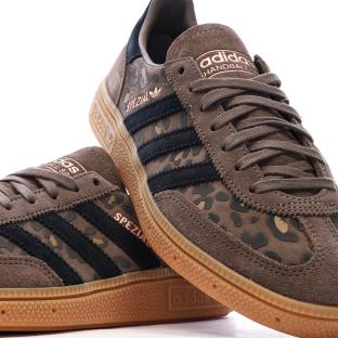 Baskets Marrons Femme Adidas Spezial Leopard vue 0