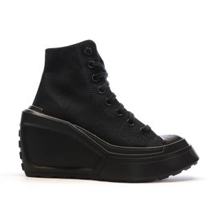 Baskets Noires Femme Converse Chuck 70 De Luxe Wedge vue 0