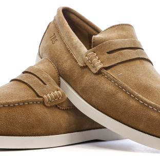 Mocassins Marron Homme TBS PALERME vue 0