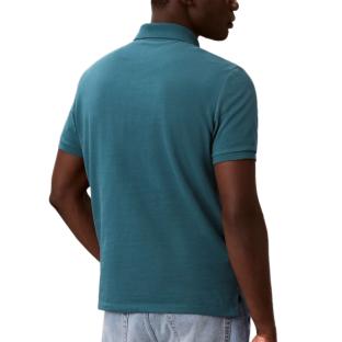 Grünes Herren-Polohemd von Calvin Klein Jeans, SS, Monogram Piques Ansicht 0