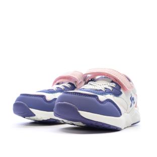 Baskets Bleu/Rose Fille Le Coq Sportif Lsc Runner vue 6