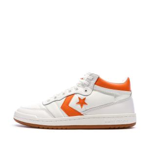 Baskets Blanches/Oranges Homme Converse Fastbreak pas cher
