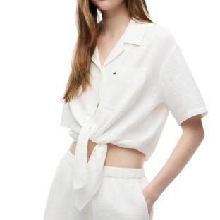 Chemise Blanche Femme Tommy Hilfiger Textured vue 0