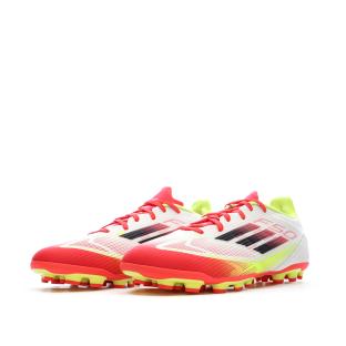 Chaussures de Foot Blanc/Rouge Adidas F50 League 2G/3G AG vue 0