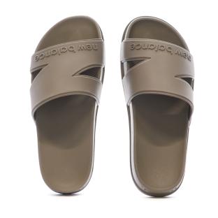 Claquettes Marron Femme New Balance Linen vue 3