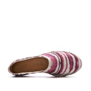 Espadrilles Violet/Beige Femme Pare Gabia Anaia vue 0