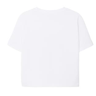 T-shirt Blanc Fille Name it Agmar vue 2