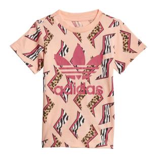 T-shirt Rose Fille Adidas 2230 pas cher