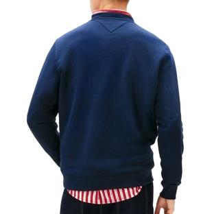 Sweat Marine Foncé Homme Tommy Hilfiger Linear Crew vue 0