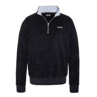 Polar con media cremallera Schott Negro para hombre ver 0