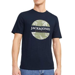 T-shirt Marine Homme Jack & Jones 12255042 pas cher