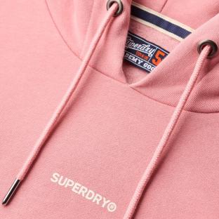 Sweat à Capuche Rose Femme Superdry Plain Hood vue 2