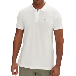 Polo Blanc Homme Tommy Hilfiger Tjm Slim pas cher