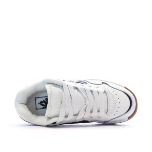 Baskets Blanc/Noir Homme Vans Old Skool Canvas Block B vue 0