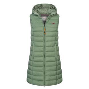 Doudoune sans manche Verte Femme Geographical Norway Vatikolors vue 0