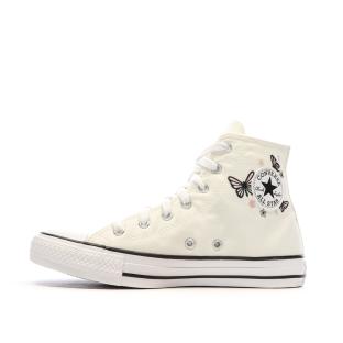 Baskets Blanche Fille Converse Chuck Taylor All Star Butterflies pas cher