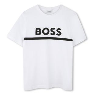 Camiseta blanca para niño de Hugo Boss J52701 ver 0