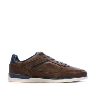 Baskets en Cuir Marron Homme Redskins Aurore vue 2