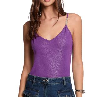 Débardeur Violet Femme Morgan Fantaisie pas cher