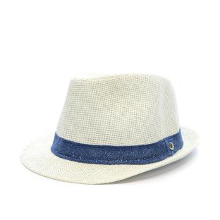 Chapeaux Blanc Fedora Via Lorenzo Trilby Ivoire vue 0