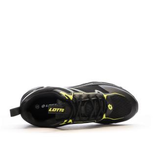Baskets Noir/Jaune Noir Homme Lotto Thirty4 vue 4