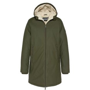 Parka longue Vert Homme à capuche Schott JACKSON25 pas cher