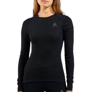 Haut Thermique Manches Longues Noir Femme Odlo 159101 vue 2