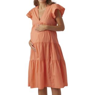 Robe de Grossesse Corail Femme Vero Moda Marternity Jarlotte pas cher
