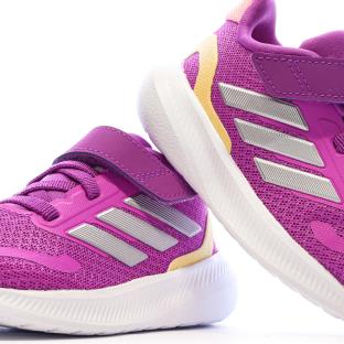 Baskets Violet Fille Adidas Runfalcon 5 vue 0