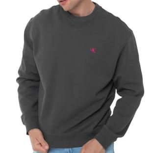 Sweat Gris anthracite Homme Calvin Klein 350terry Monog pas cher