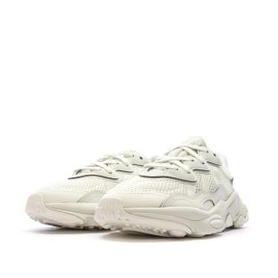 Baskets Blanches/Crème Femme Adidas Ozweego vue 0
